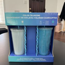 Set Of 2 Color Changing Tumblers