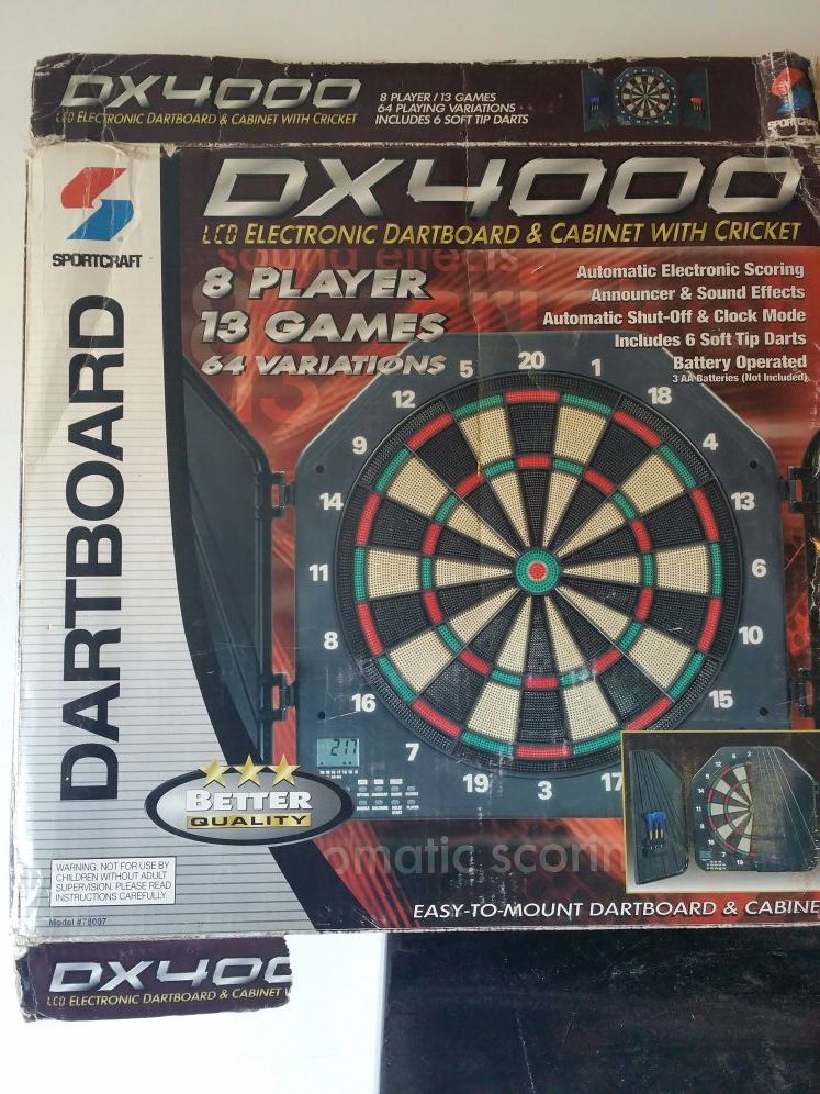 DARTBOARD 8 player