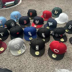 Fitted Hats ( All Size 7 1/4 )$25 Each  (Worn)