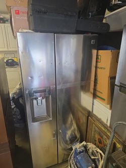 Kenmore Elite Stainless Steel Side-by-Side Refrigerator