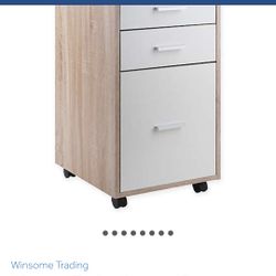 Rolling Cabinet With Drawer Or Night Stand Or Endtable
