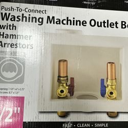 Washing Machine Outlet Box