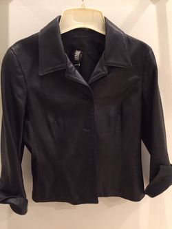 Adorable designer leather jacket