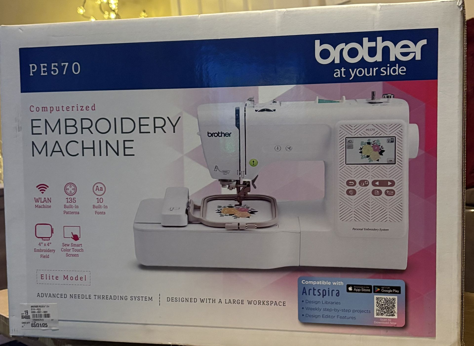 PE570 Brother Embroidery Machine