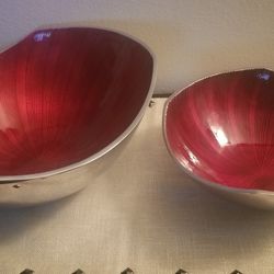 Red Decorative Bowls