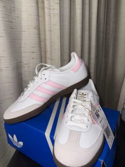 Adidas Samba Women’s Sneakers White Pink Size 5 New with Box NWB