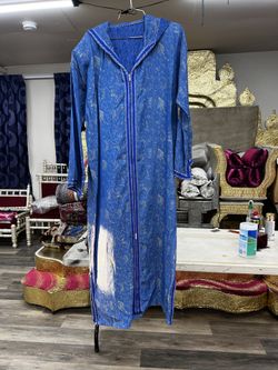 Blue kaftan