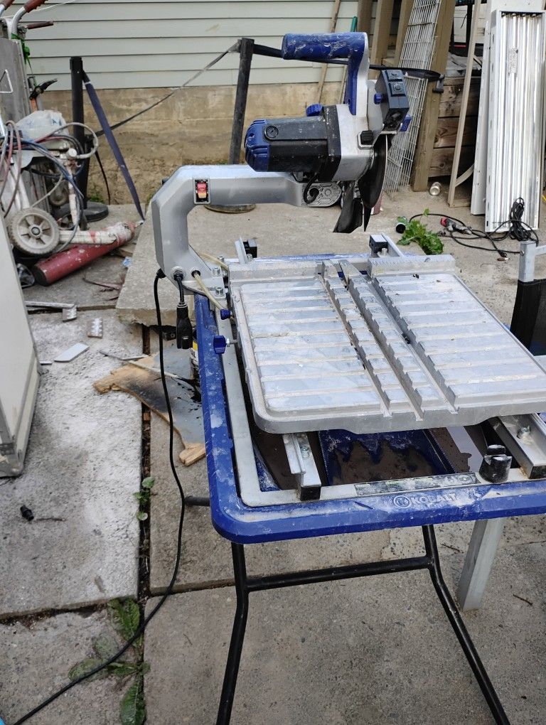 Kobalt Tile Saw Only Used On One Project .