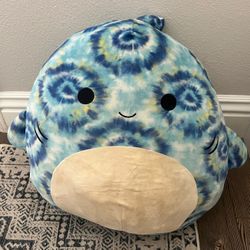 Tie Die Shark Large Squishmallow
