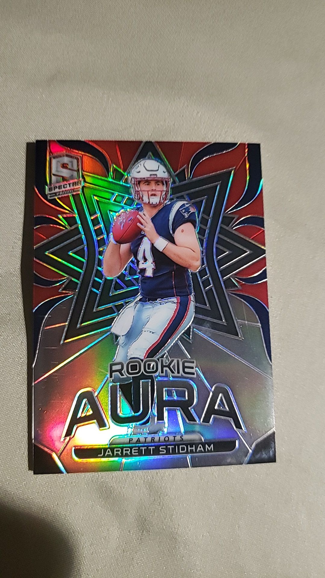 THICK refractor Jerrett Stidham Rookie NUMBERED