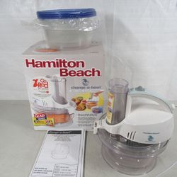 Hamilton Beach 70800 Change A Bowl Multi Bowl Slicer Shredder New Open Box
