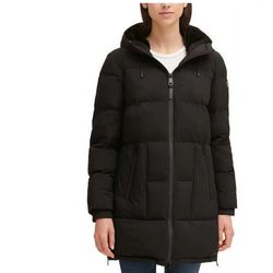 DKNY Womens Side Zippers Velboa Lined Hood Parka Jacket


SIZE  XL