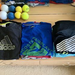 Boys Activewear T shirts and Shorts, Size S