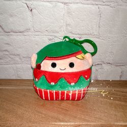 Squishmallow Bartie Clip 3.5" The Elf