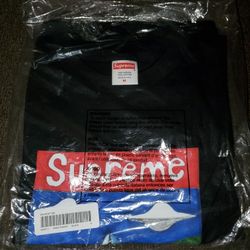 New Supreme 'Sailboat' Tee Black Colorway Size Medium