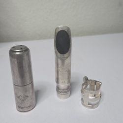 Vintage long scroll shank metal selmer alto mouthpiece size c*