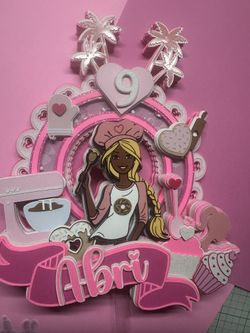 Barbie Caketopper