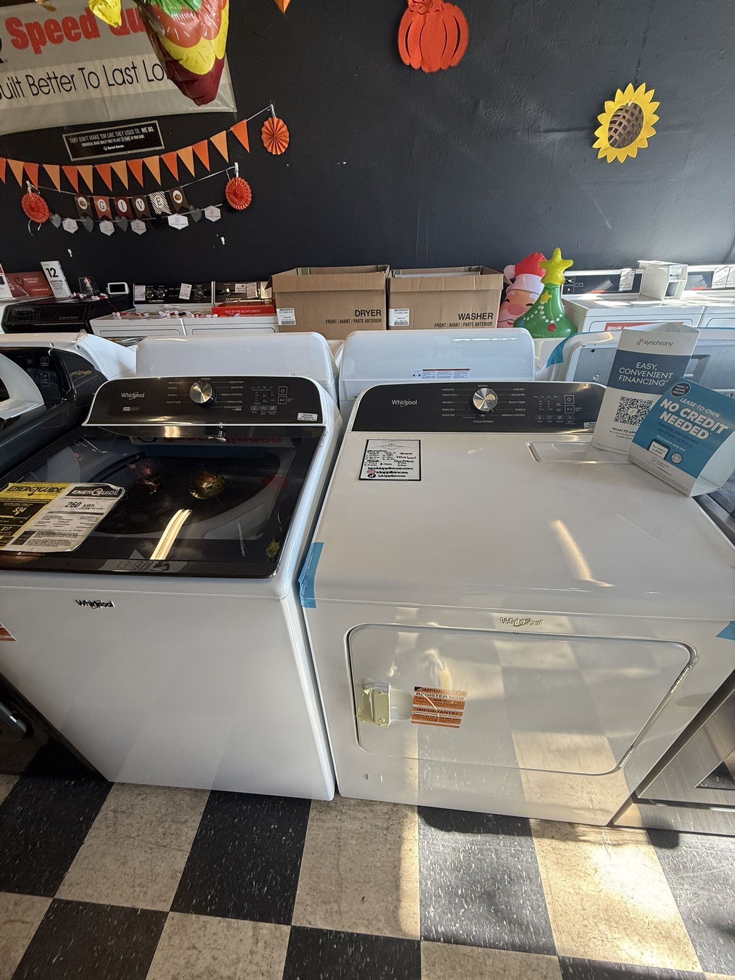 Whirlpool Washer And Dryer Set In White ☃️❄️