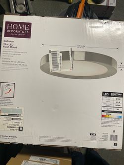 Home Decorators Collection Calloway 19 in LED Flush Mount