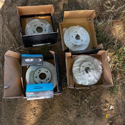 Front And Rear Brakes And Rotors 2008 Honda Accord 