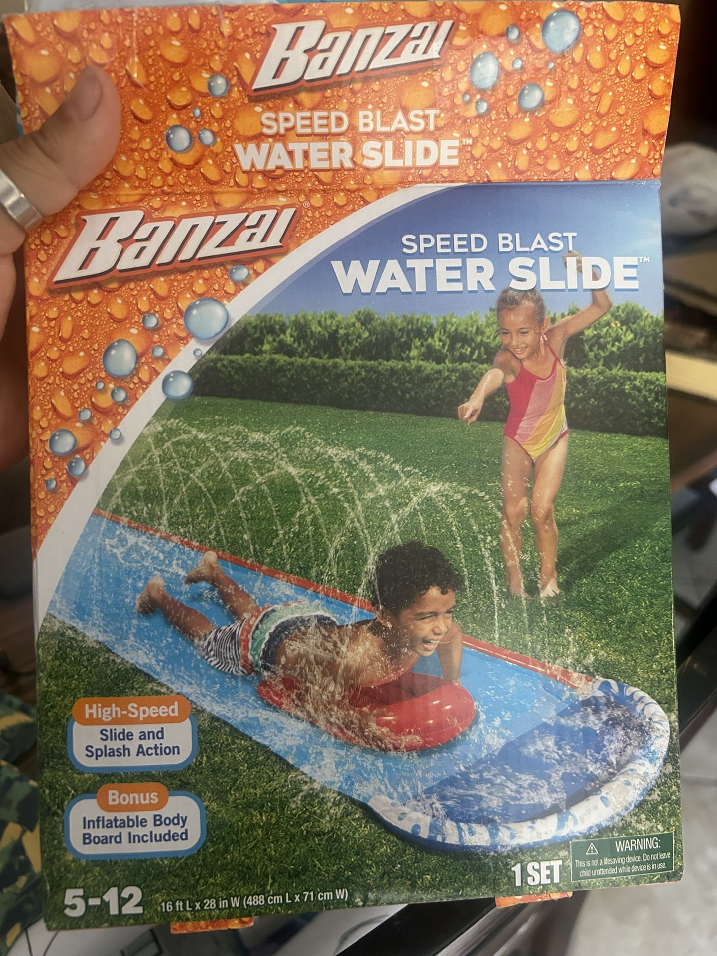 Slip N Slide Water Feature