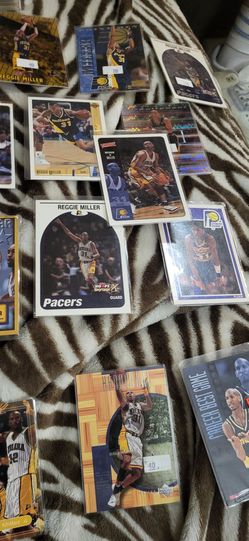 Reggie Miller Indiana Pacers Basketball Card Lot