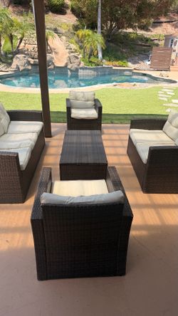 Outdoor Patio Furniture Set 5 Pieces