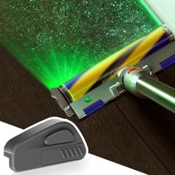New Vacuum Cleaner Dust Display Light, Green Light Attachment Compatible with Dyson Shark Bissell, Reveal Microscopic Dust & Illuminate Invisible Pet 