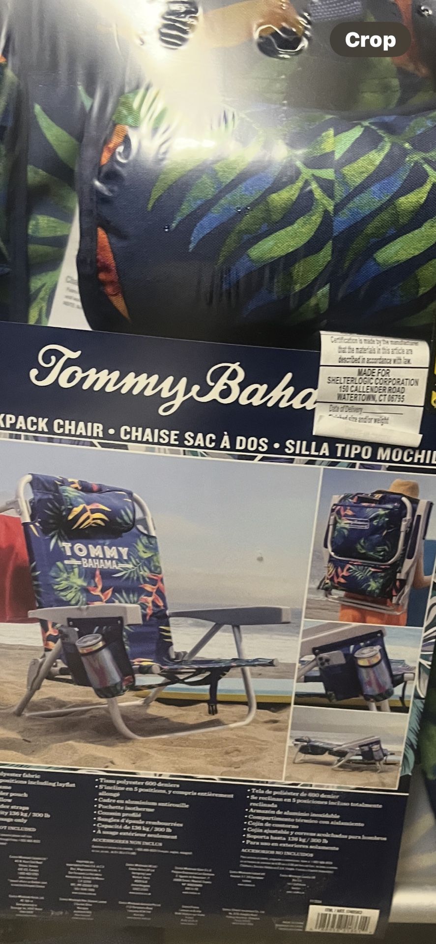 Tommy Bahama Backpack...chair
