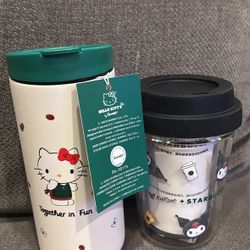 Starbucks Hello Kitty And Starbucks Kuromi 