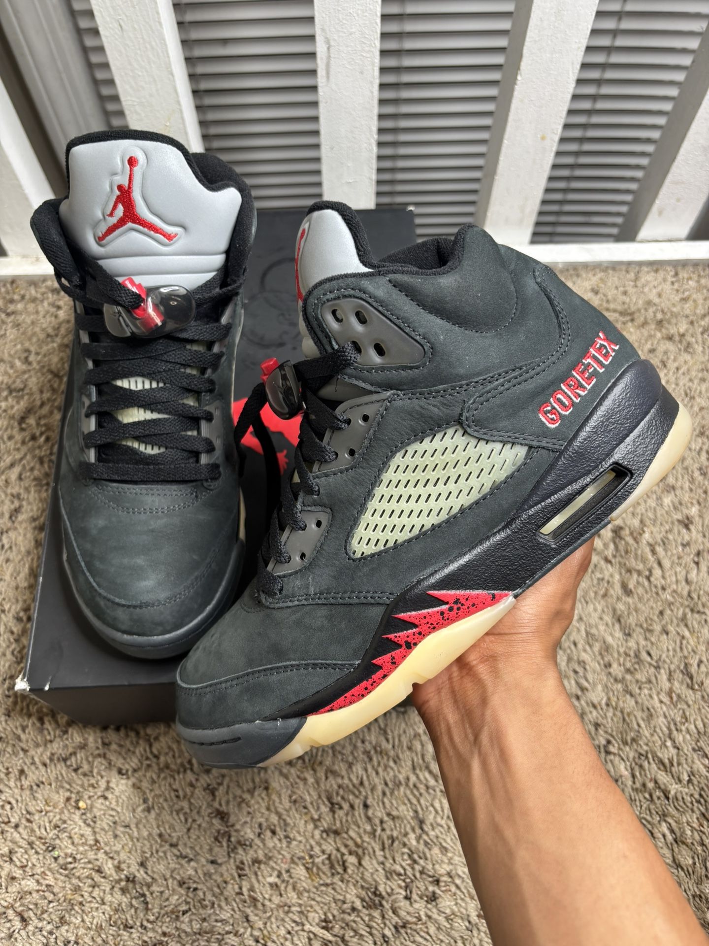 2022 Air Jordan 5 Retro Gore-Tex Off-Noir