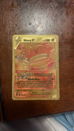 Blissey V Golden Pokemon Card