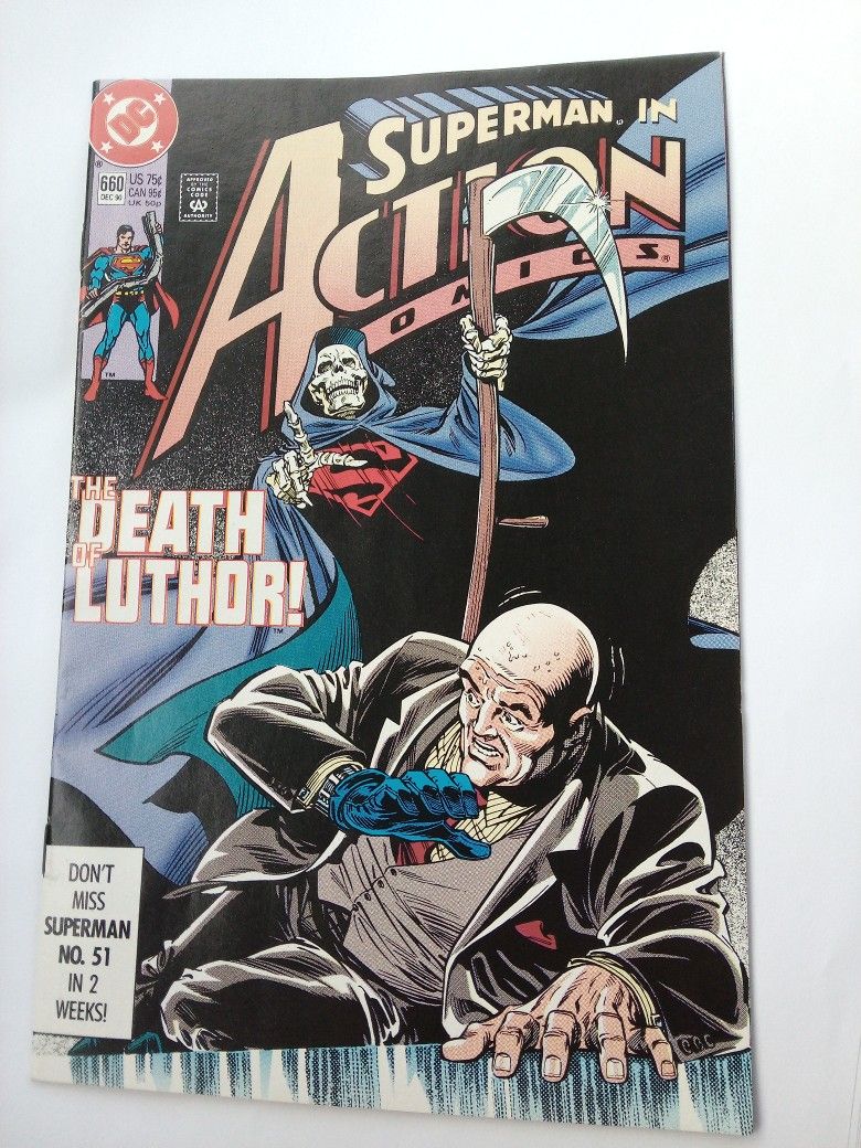 ACTION COMICS #660 - THE DEATH OF LEX LUTHOR