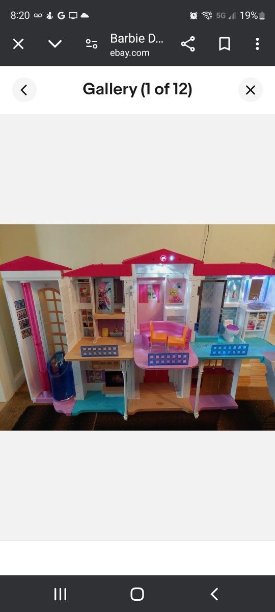 Vintage Barbie Bluetooth Discontinued Dollhouse