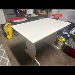 White Wood Table 