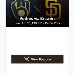 PADRES VS BREWERS  6/23/24