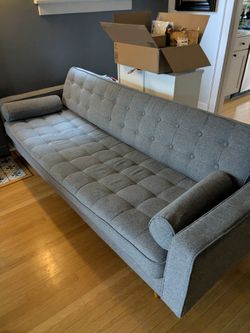 Gray Mid century Sofa