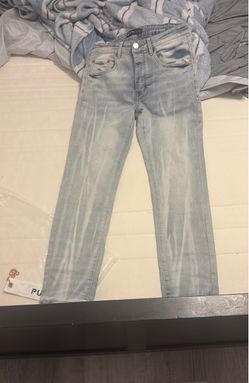 Purple jeans