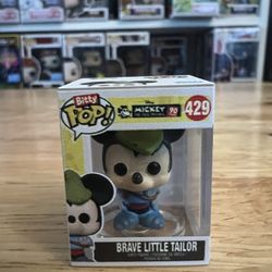 RARE CHASE BITTY Brave Little Tailor Mickey Mouse Funko Pop #429 Walt Disney