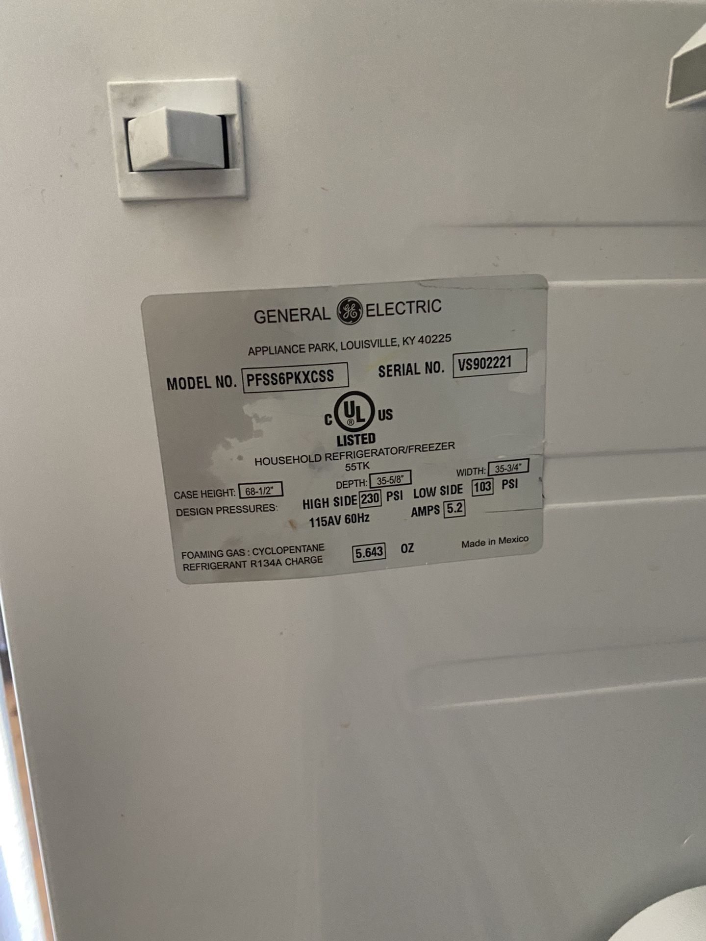 GE Energy Star 25.8 Cu. Ft. French-door Refrigerator