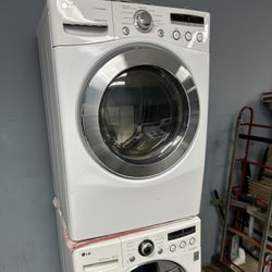 Lg Heavy Duty Washer & Gas Dryer