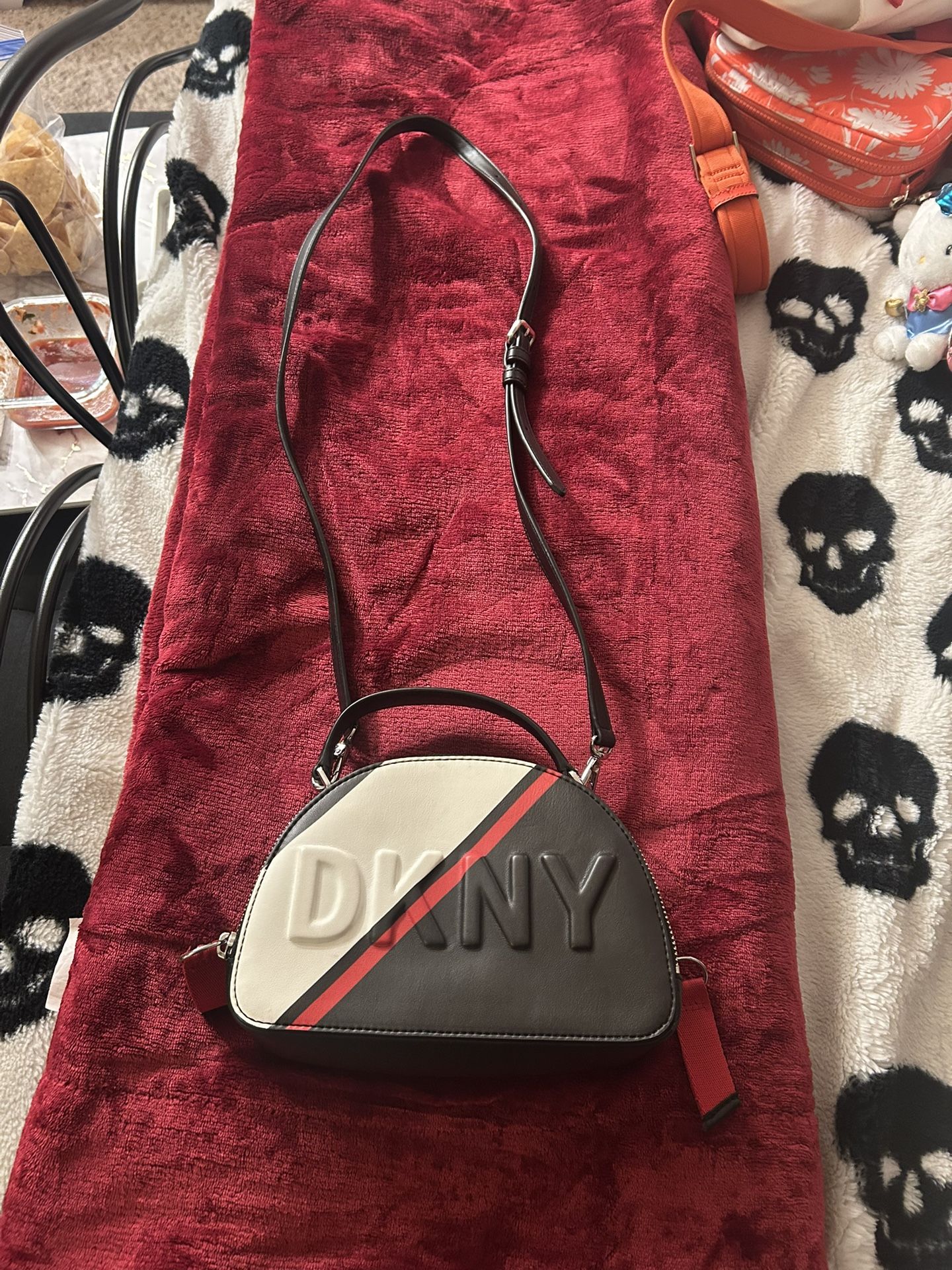 Mini Double Zipper DKNY Straps Purse