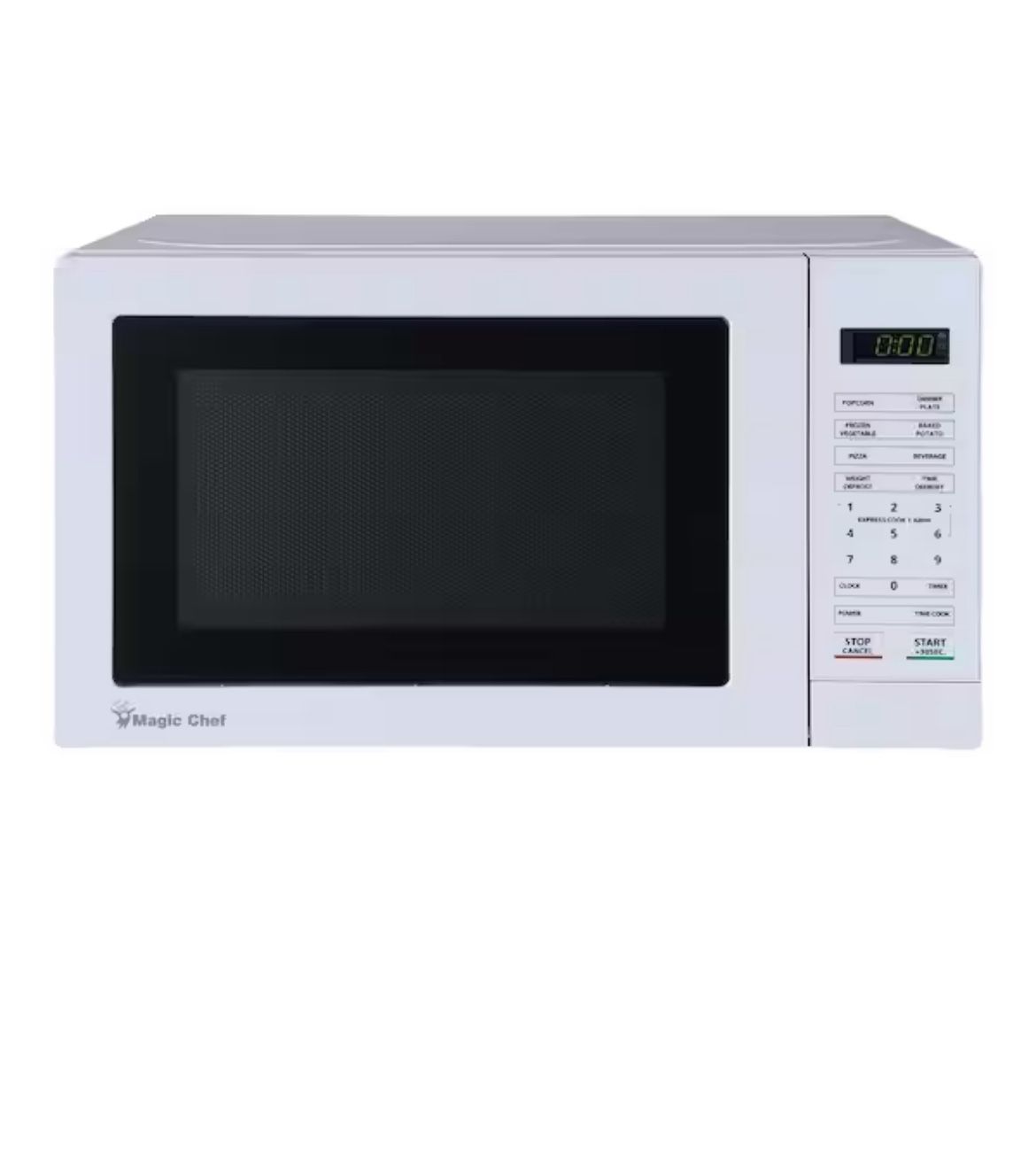 Magic Chef 17.3 in W, 0.7 cu. ft. Countertop Microwave, in White with 700-Watt Cooking Power