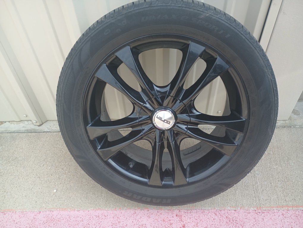 Black on Black Rims..Tires Included 