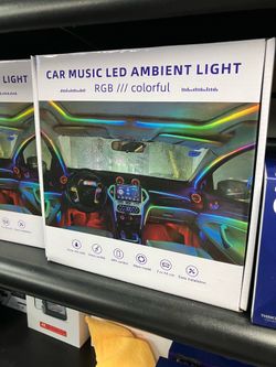 Car ambient lighting system on sale today for 399.99 installed