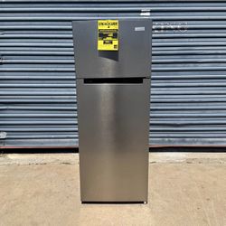 7.2 cu. ft. Top Freezer Refrigerator in Fingerprint Resistant Stainless Steel Look