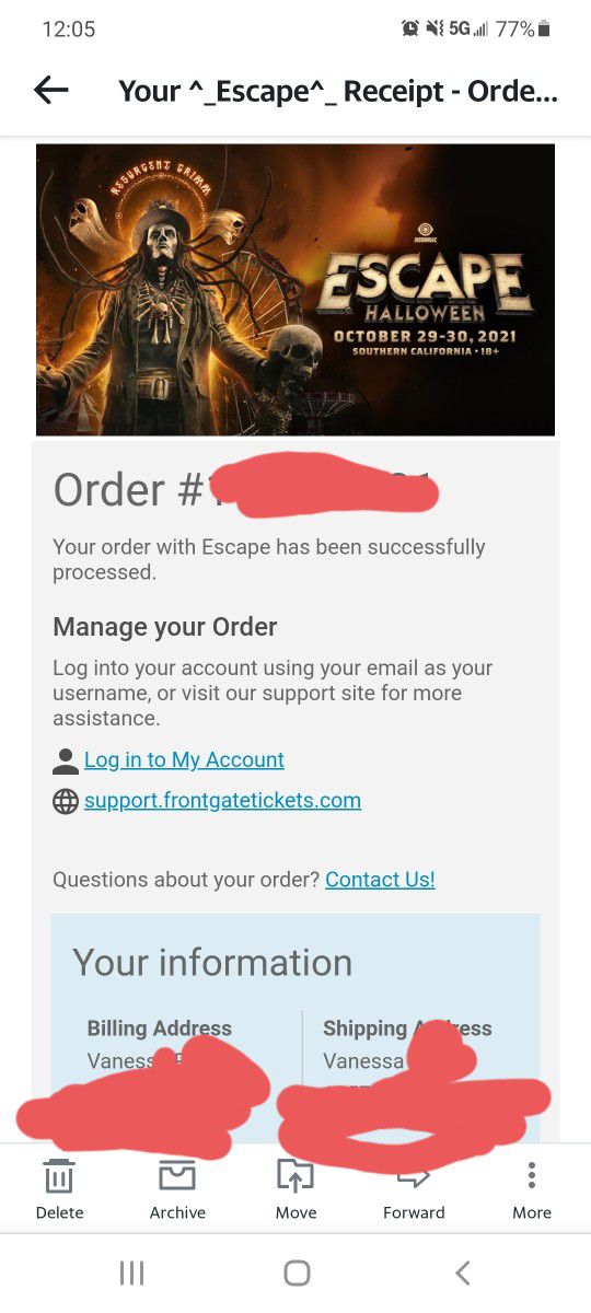 2021 Insomniac Escape 2 Day Ticket (Still Available) Obo