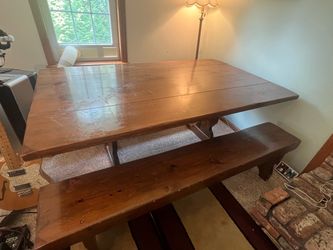 Trestle-Style Table