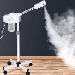 Facial Steamer On Wheels For Personal Home Salon Spa Skin Cleaning