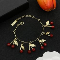 Saint Laurent Cherry Bracelet